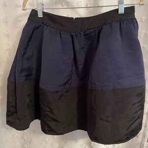 Express Blue and Black Skirt
